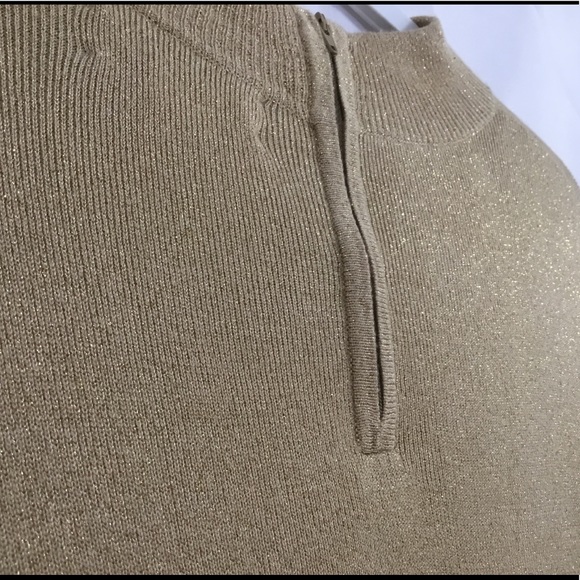 Draper’s and Damon’s Sparkling Champagne Knit Top - Picture 3 of 5